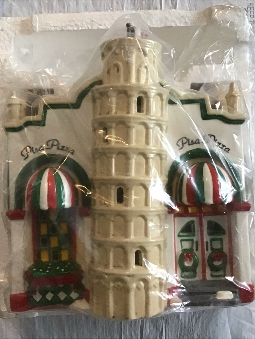 VTG PISA PIZZA Original Snow Village Department 56 54851 No Light - Excel Cond!